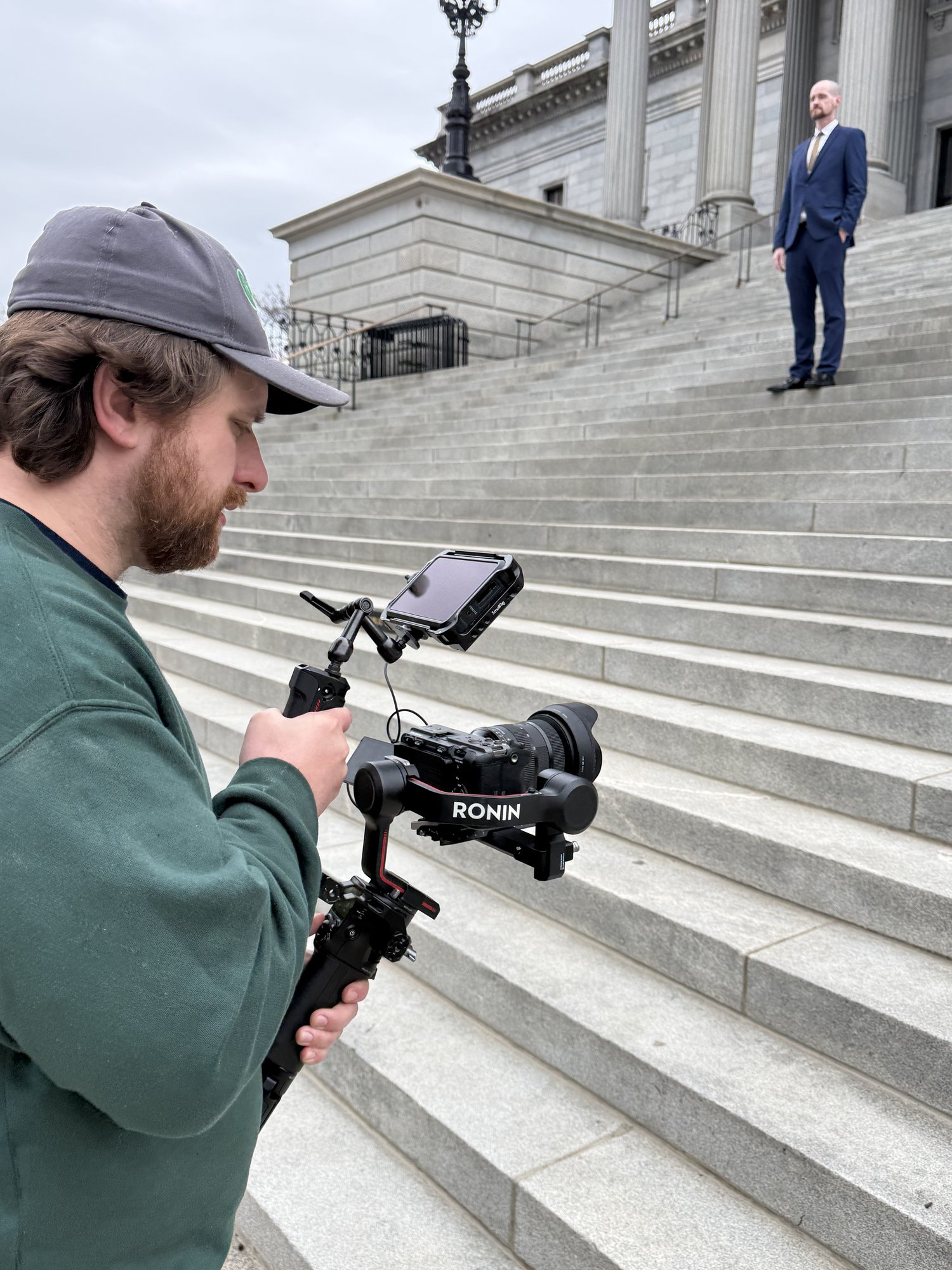 Behind the scenes on a Restart Creative shoot