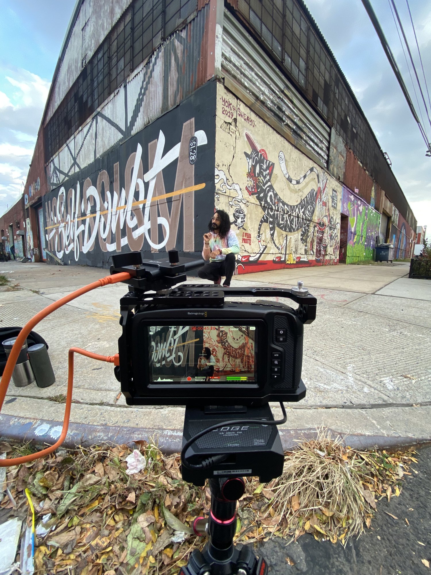 Behind the scenes on a Restart Creative shoot