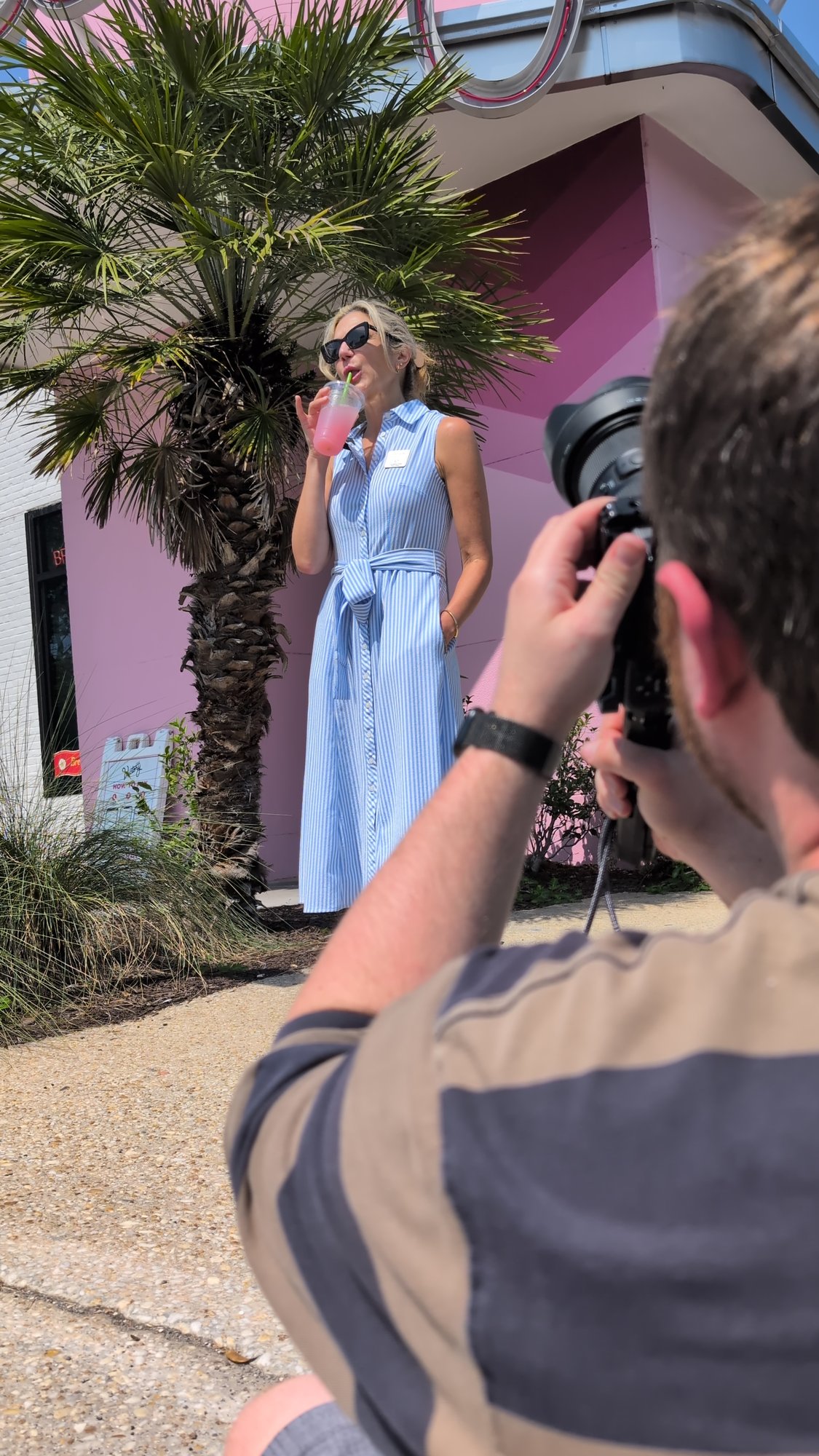 Behind the scenes on a Restart Creative shoot