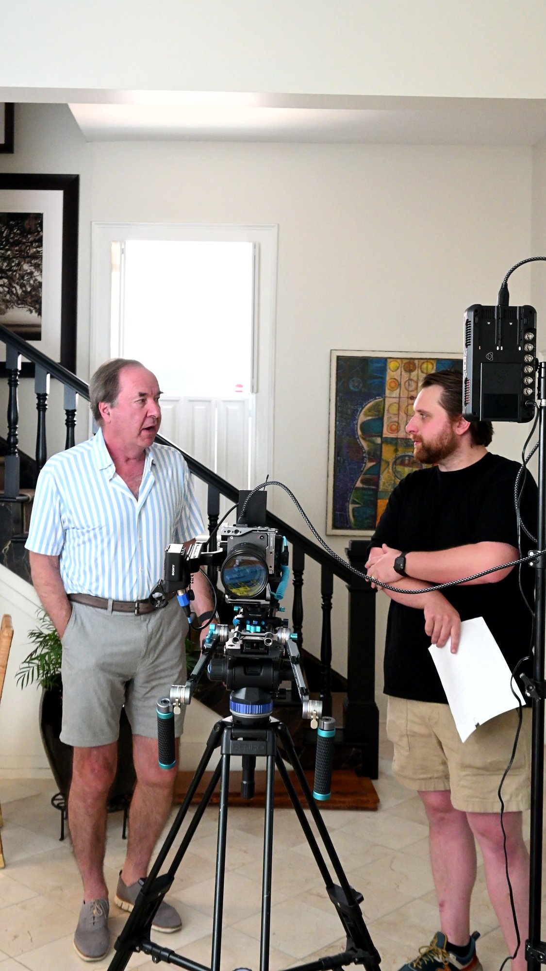 Behind the scenes on a Restart Creative shoot